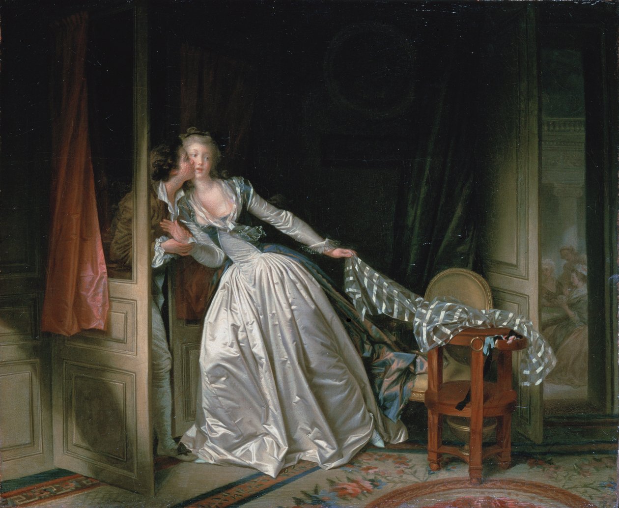 Der gestohlene Kuss von Jean Honore Fragonard