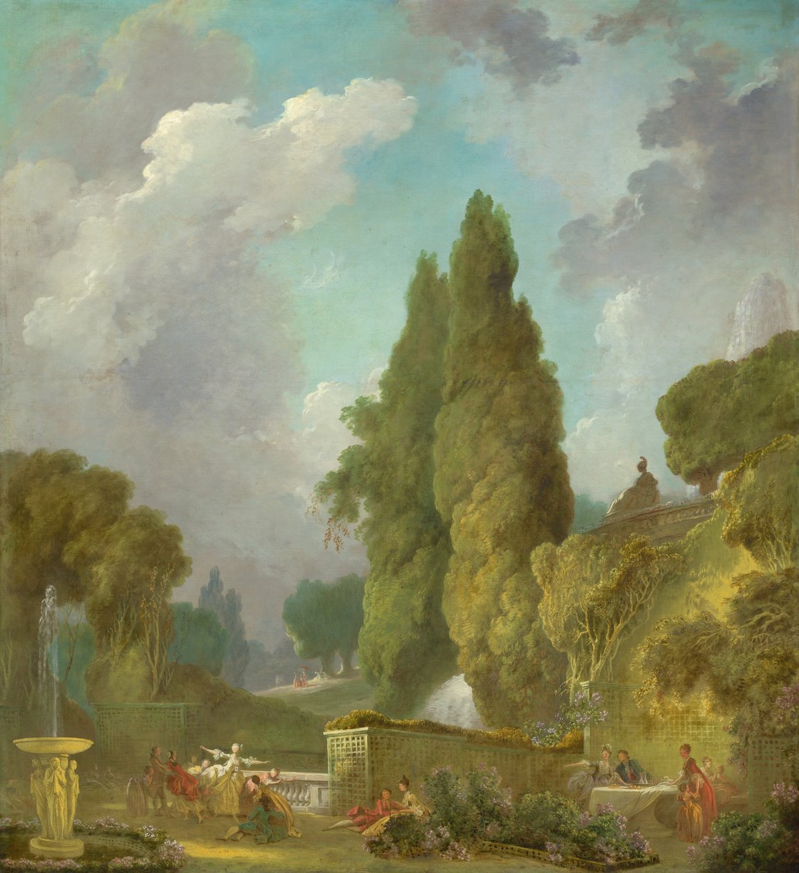 Blinde Kuh, ca. 1775-1780 von Jean Honore Fragonard