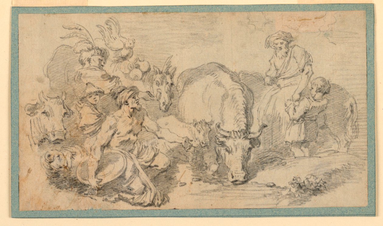 Orientalische Szene von Jean Honore Fragonard