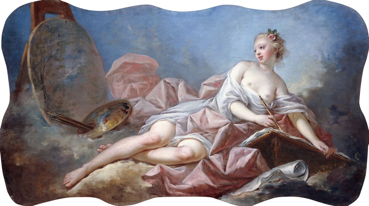 Personifikation der Malerei von Jean Honore Fragonard
