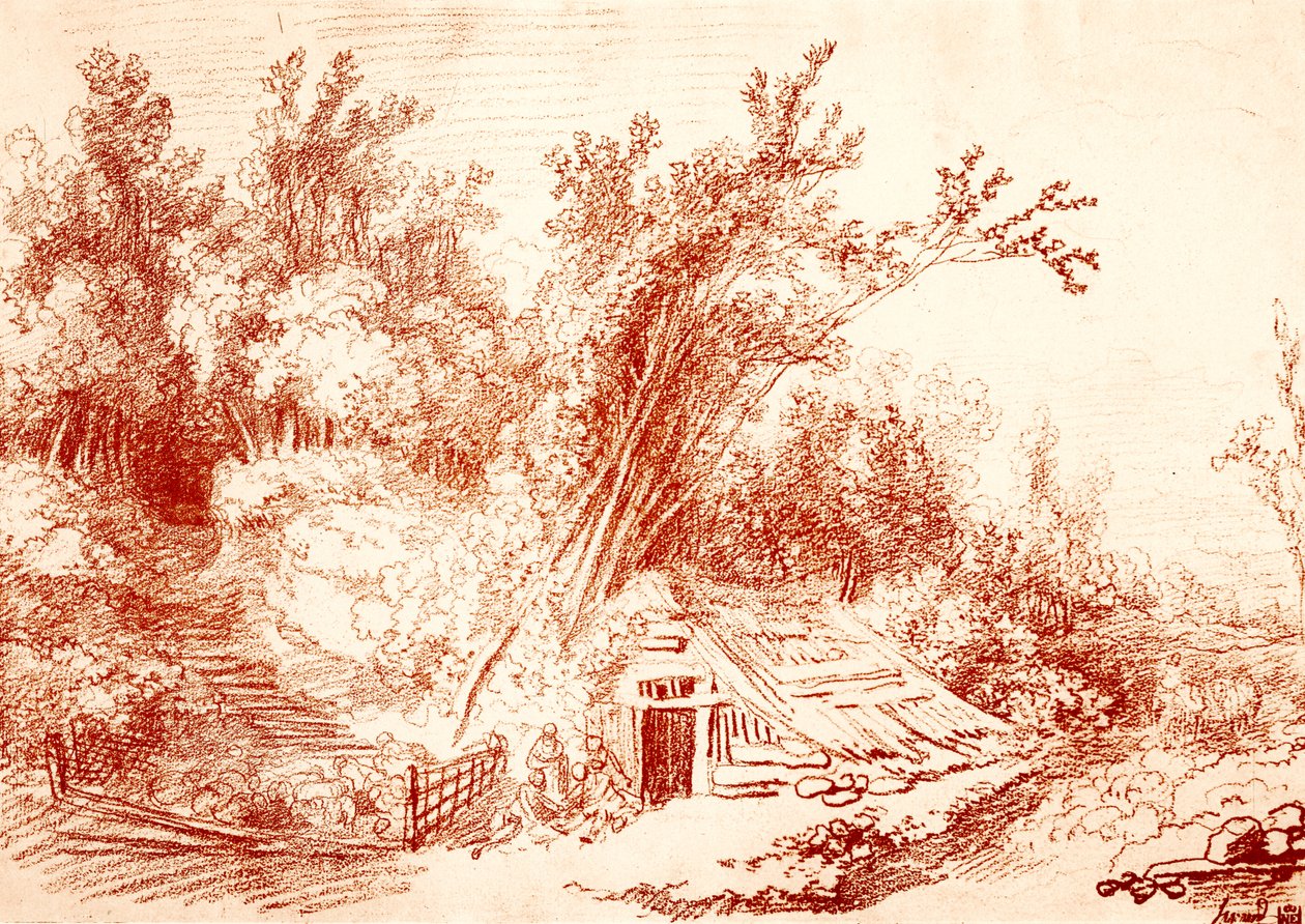 Schafstall von Jean Honore Fragonard