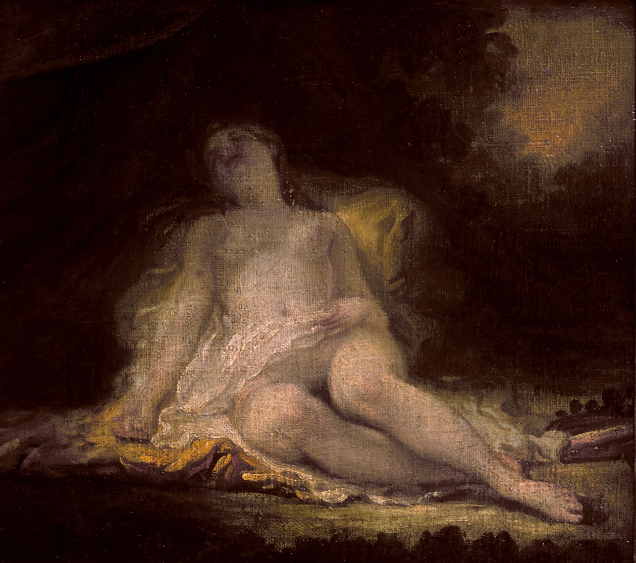 Schlafende Bacchantin von Jean Honore Fragonard