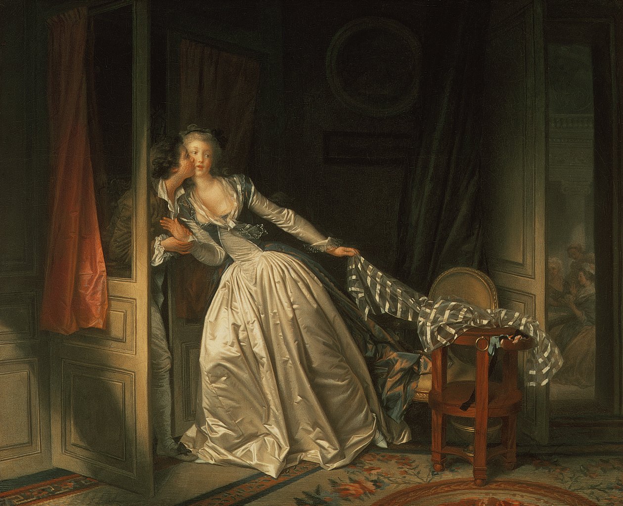 Der gestohlene Kuss, ca. 1788 von Jean Honore Fragonard