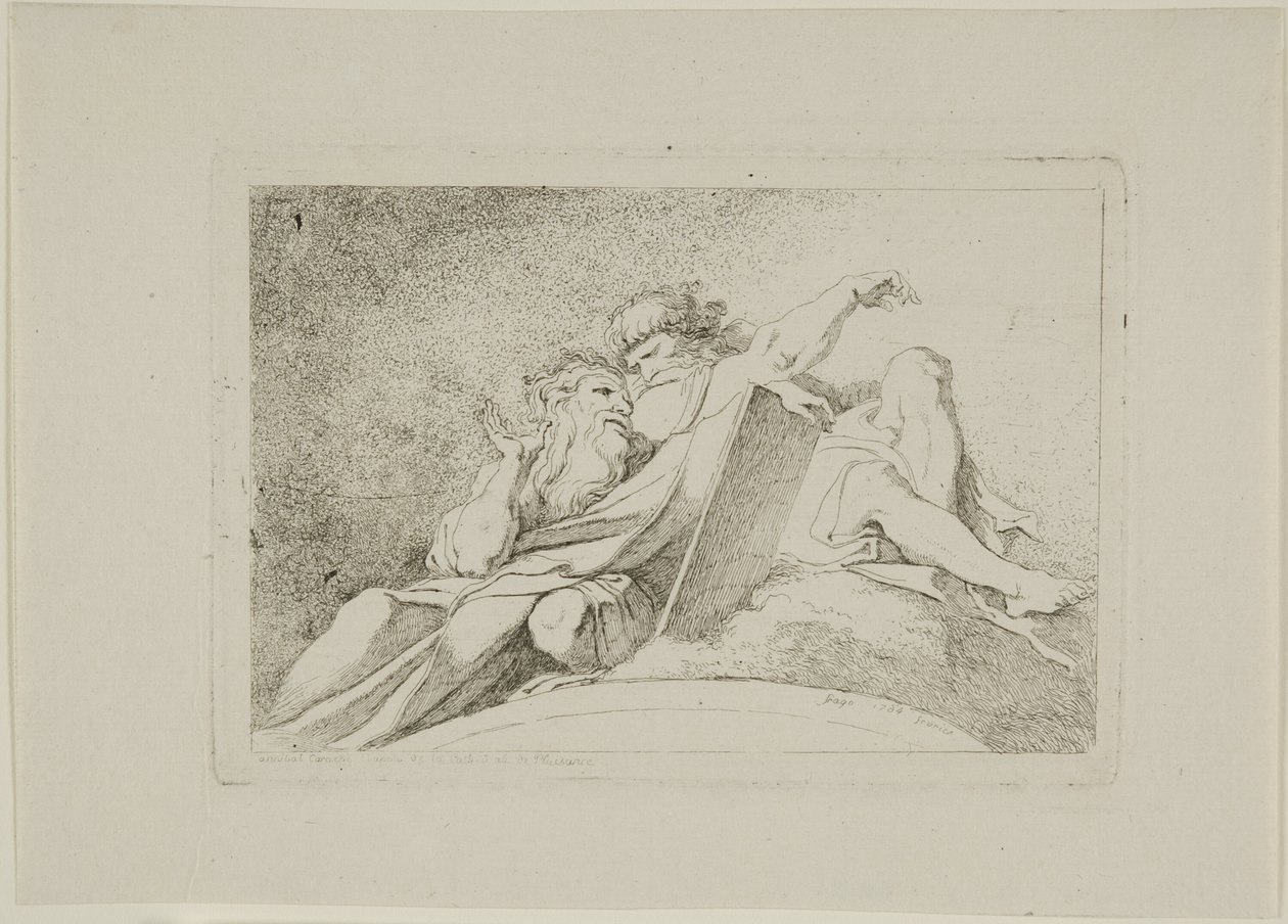 Zwei Propheten von Jean Honore Fragonard
