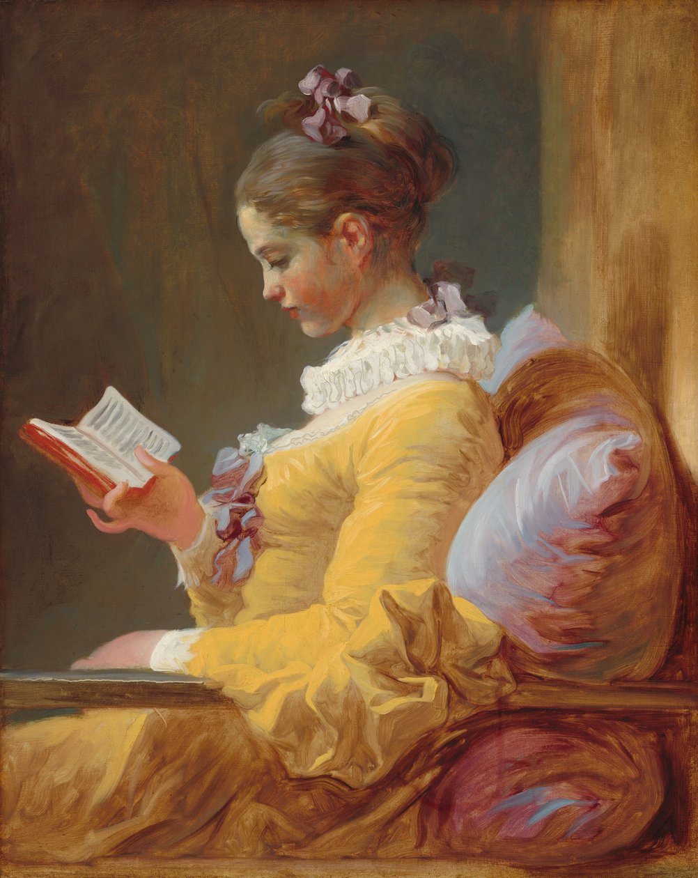 Junges Mädchen beim Lesen von Jean Honore Fragonard