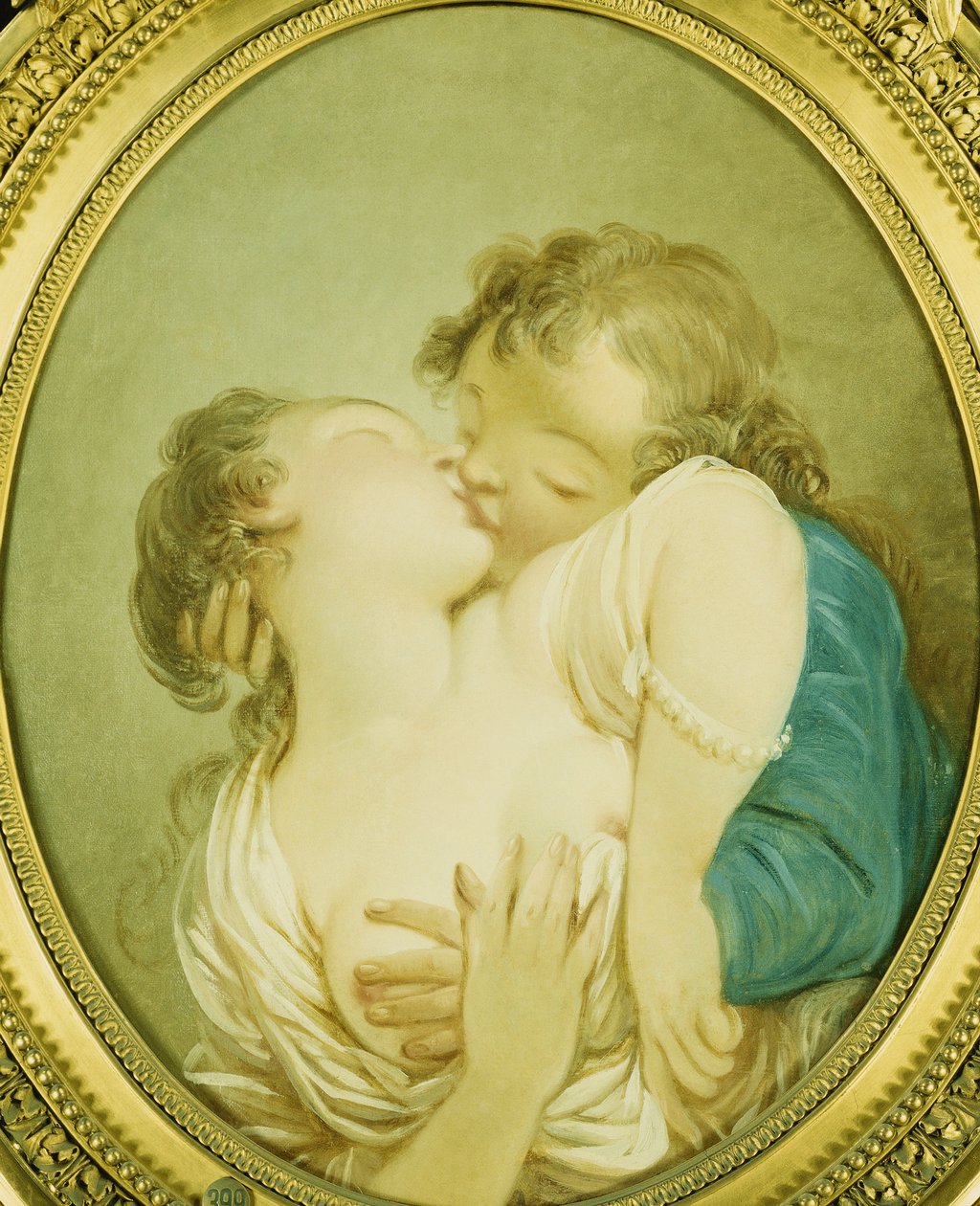 Junge Liebende von Jean Honore Fragonard