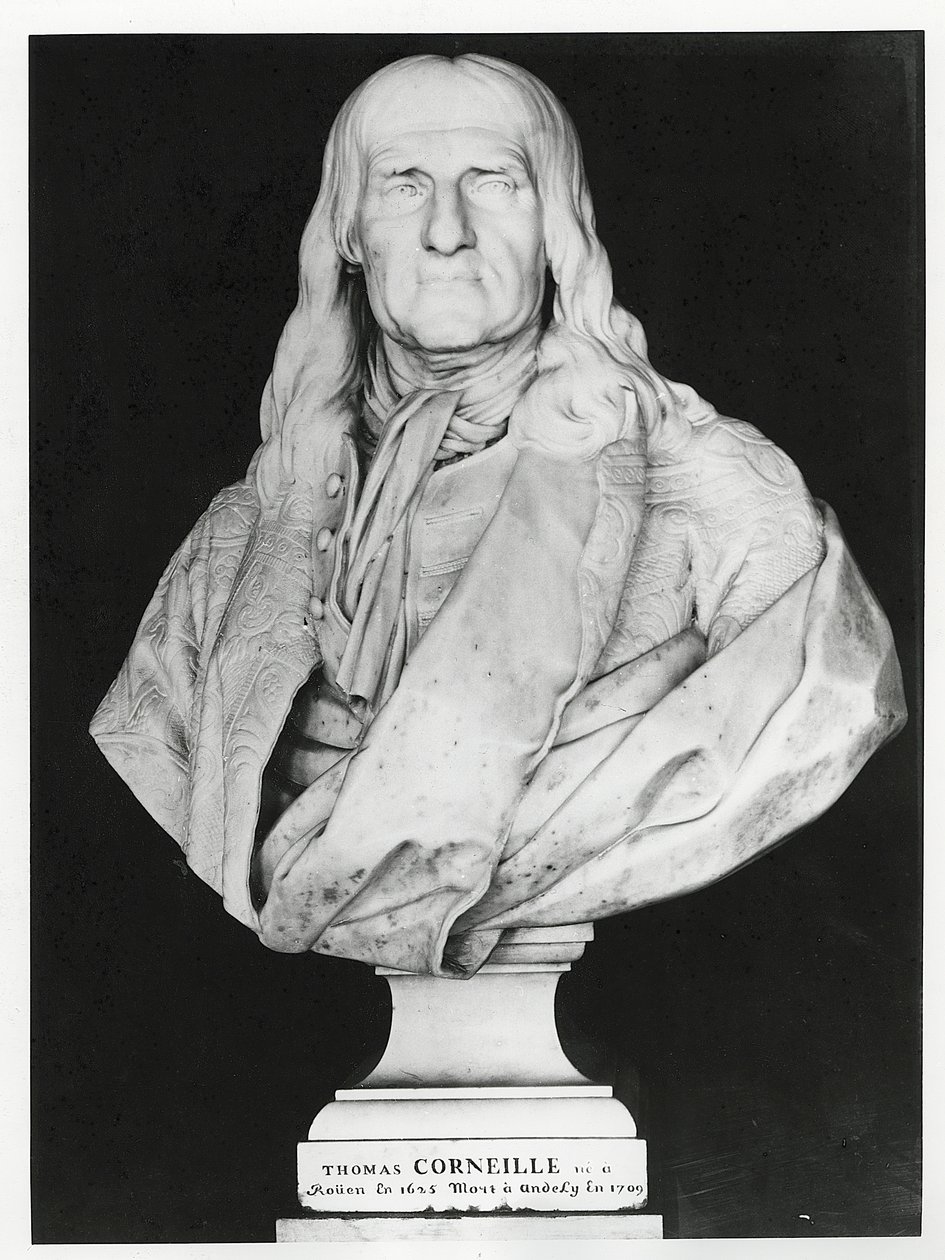 Thomas Corneille (Marmor) von Jean Jacques Caffieri