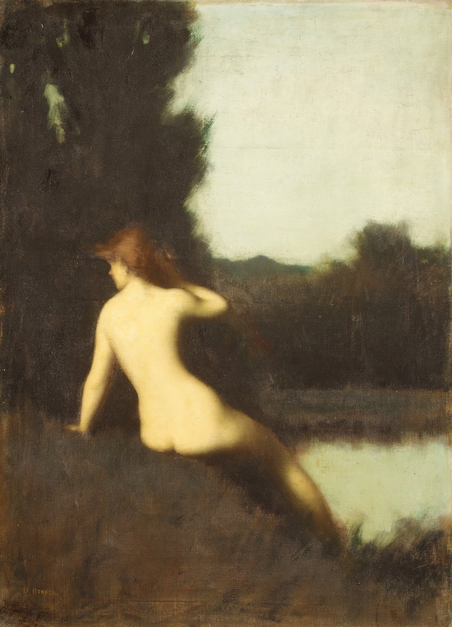 Ein Badender (Echo) von Jean Jacques Henner