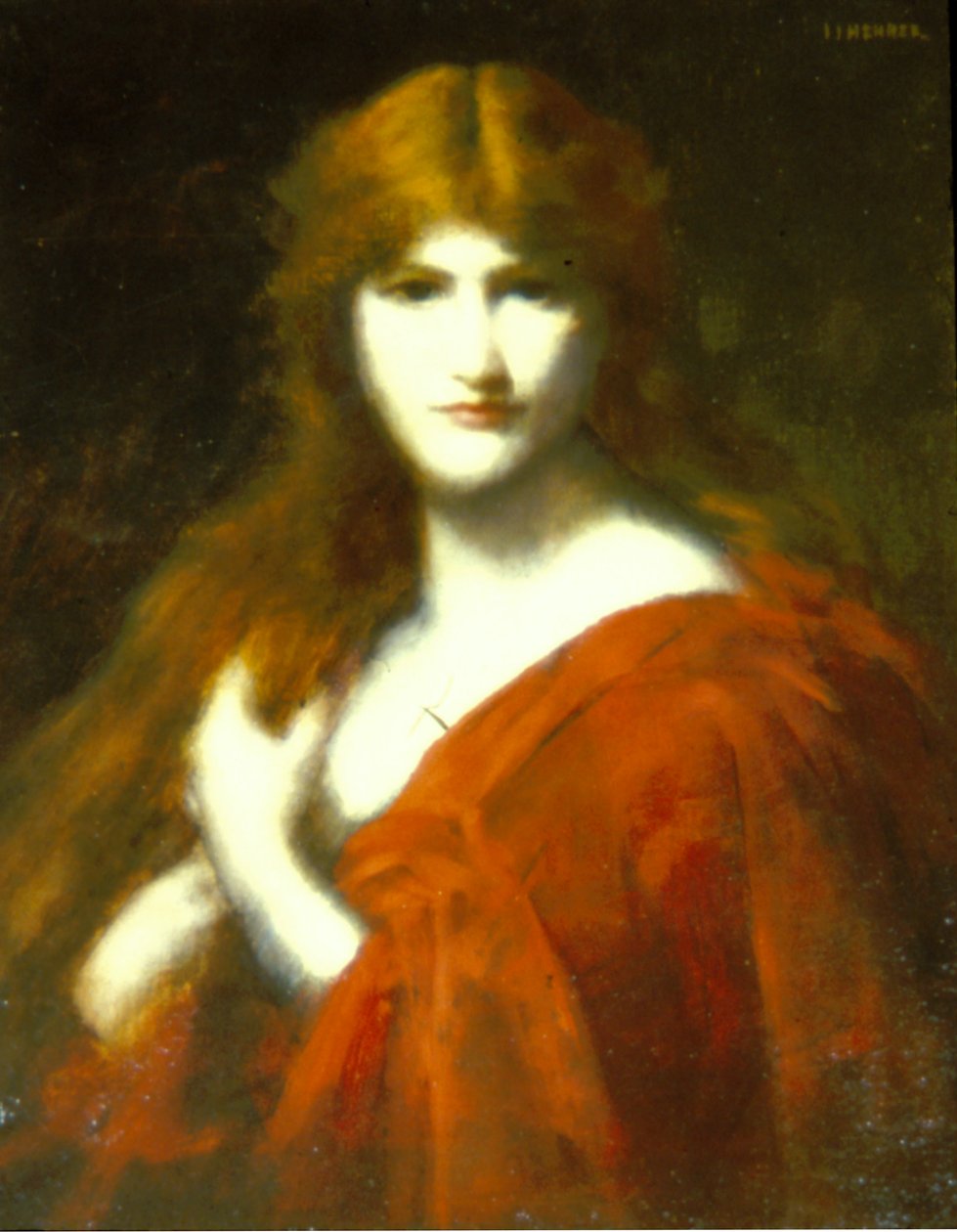 Die Rothaarige von Jean Jacques Henner