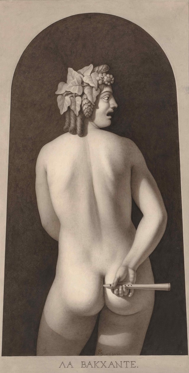 Bacchantin von Jean Jacques Lequeu