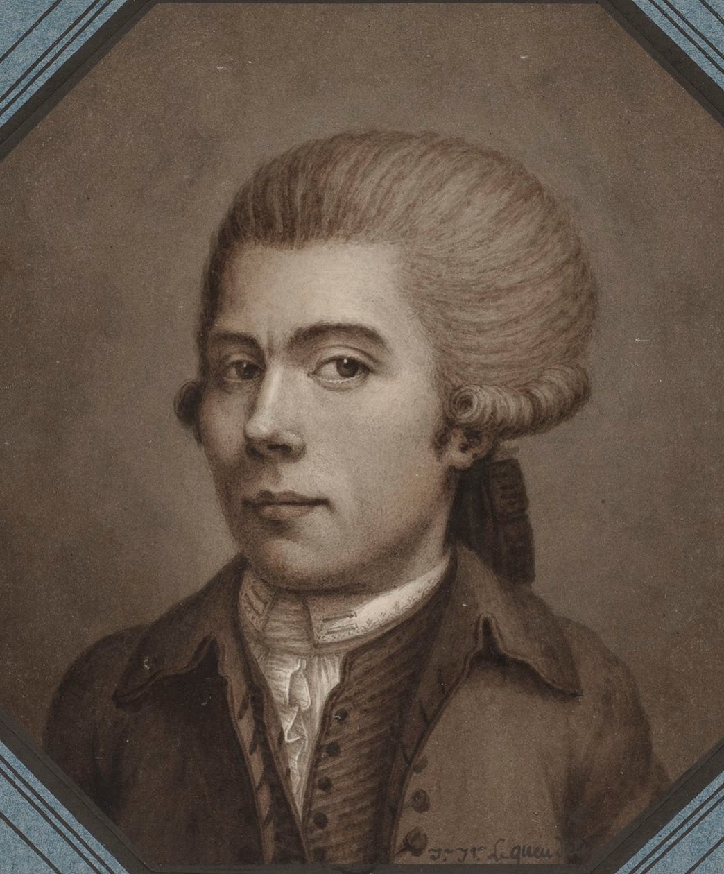 Selbstporträt, 1786 von Jean Jacques Lequeu