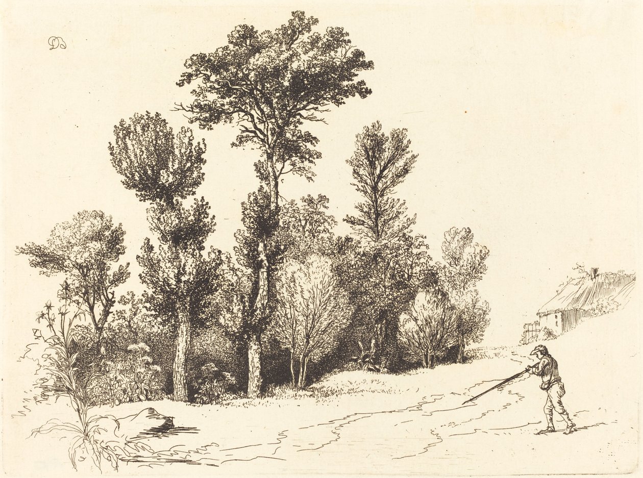 Kleines Wäldchen beim Jäger von Jean Jacques de Boissieu
