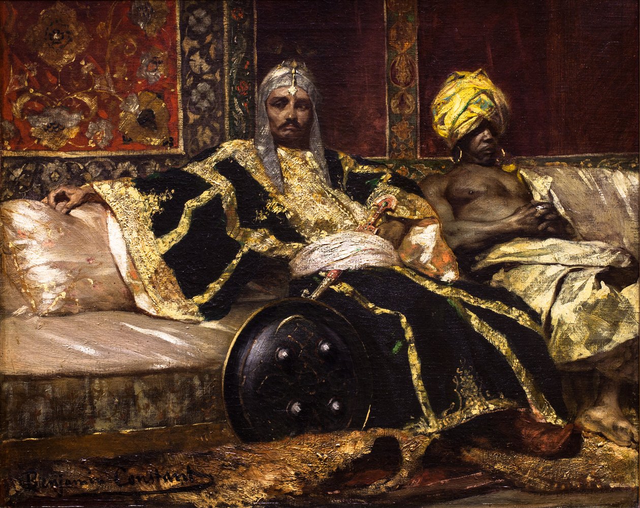 Janitschar und Eunuch von Jean Joseph Benjamin Constant