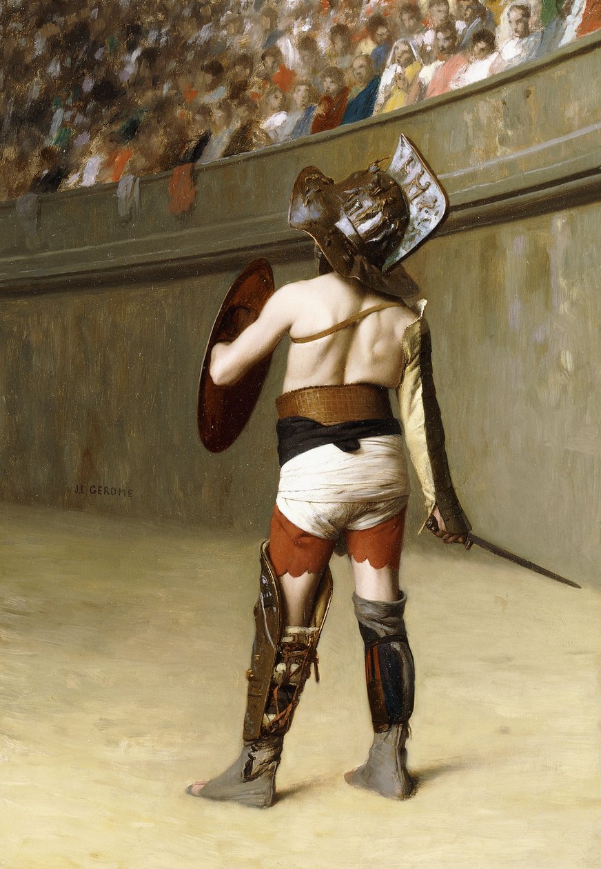 Mirmillon - Ein gallischer Gladiator von Jean Leon Gerome