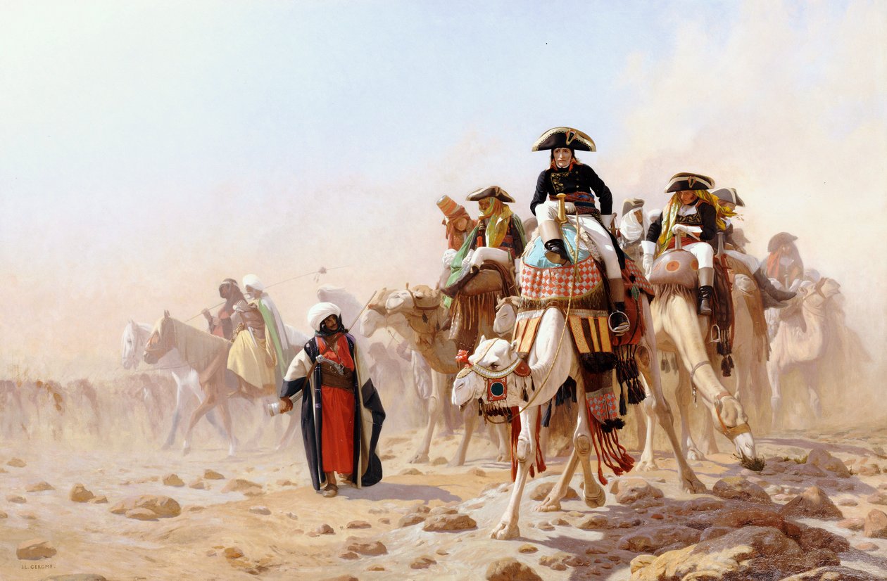 Napoleon und sein Generalstab von Jean Leon Gerome