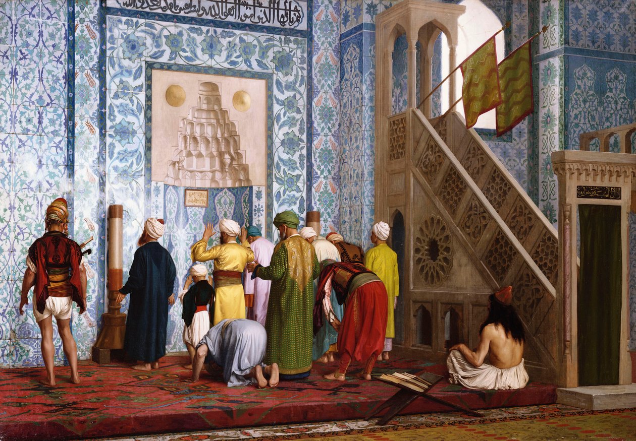 Die Blaue Moschee, 1878 von Jean Leon Gerome