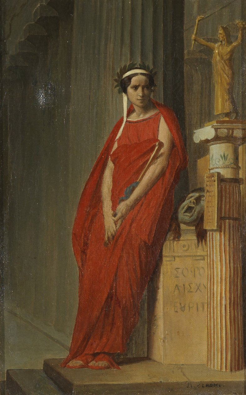 Élisa Rachel als Phèdre von Jean Leon Gerome