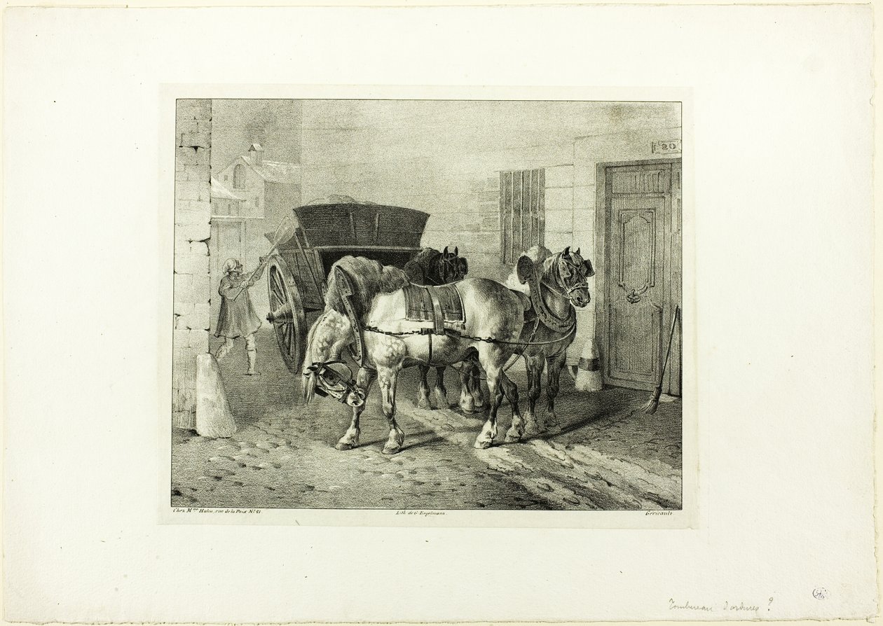 Straßenreiniger von Jean Louis André Théodore Géricault