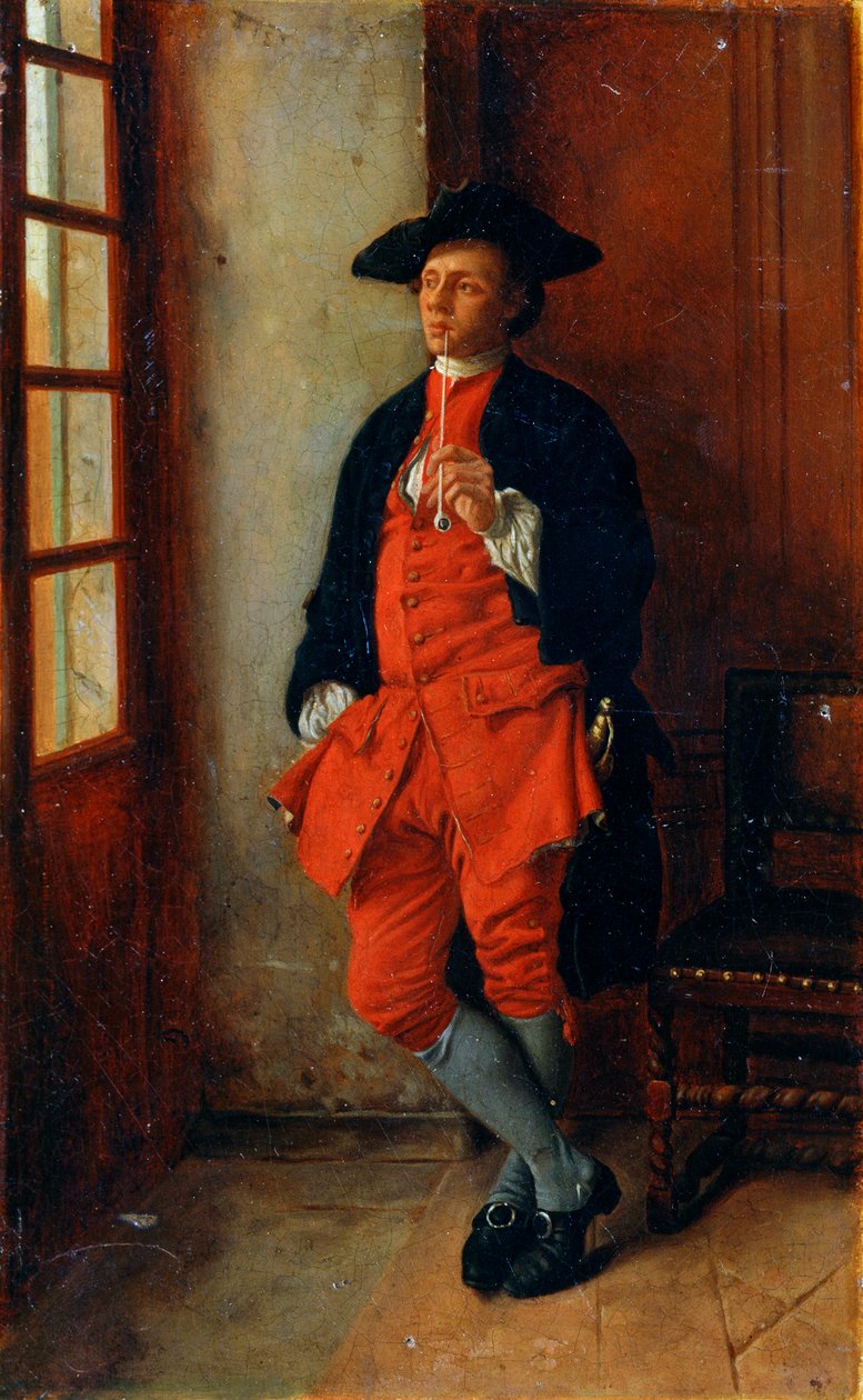 Ein Raucher, 19. Jahrhundert von Jean Louis Ernest Meissonier