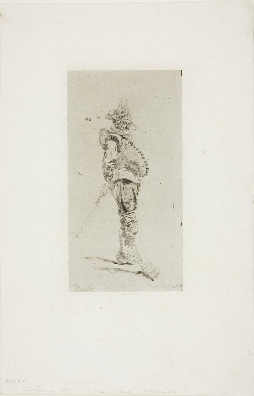 Punchinello von Jean Louis Ernest Meissonier