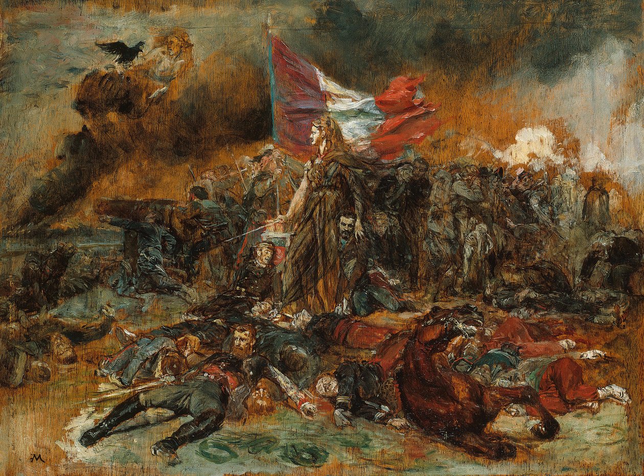 Die Verteidigung von Paris, 1870-71 von Jean Louis Ernest Meissonier