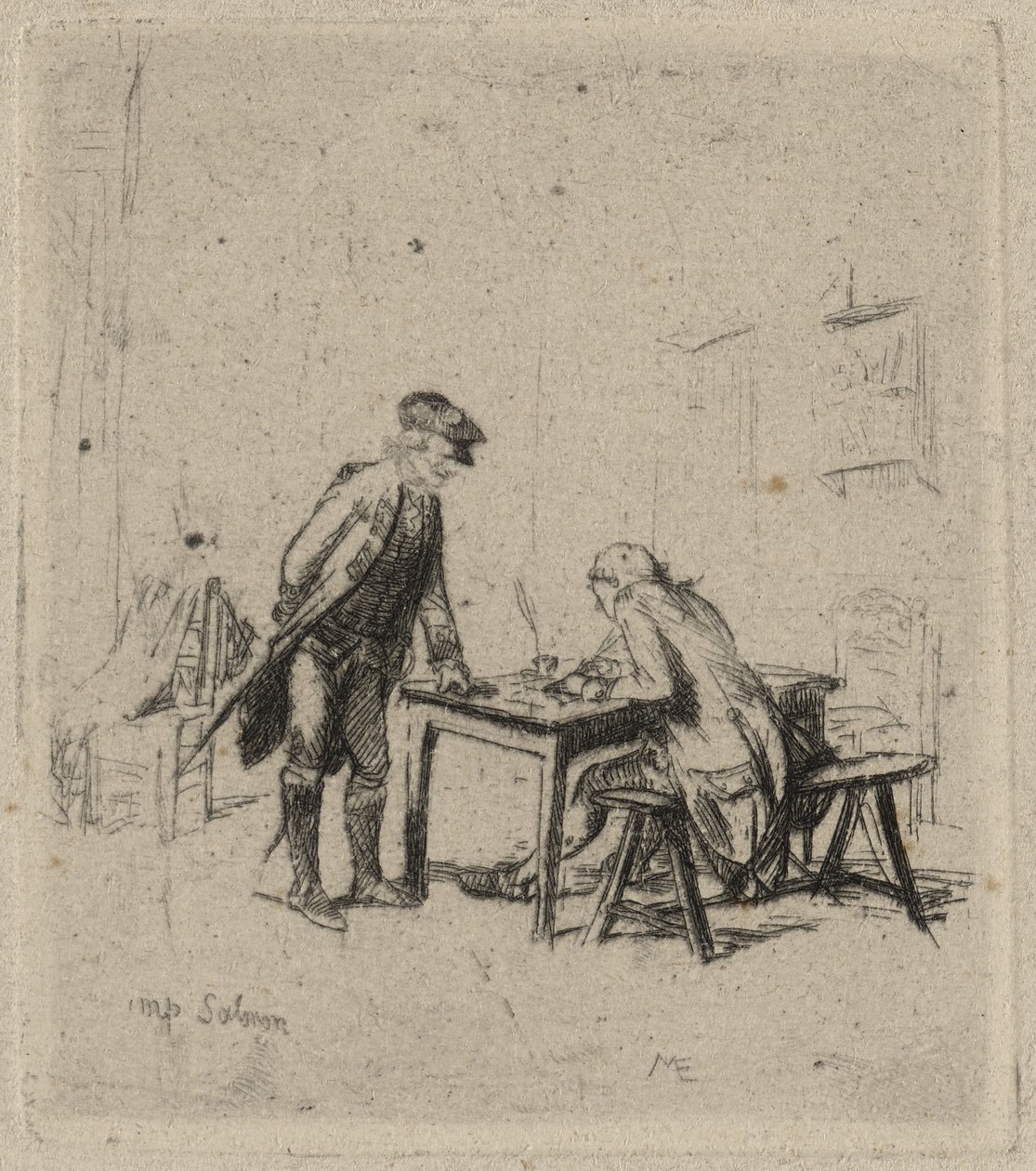 Ohne Titel von Jean Louis Ernest Meissonier