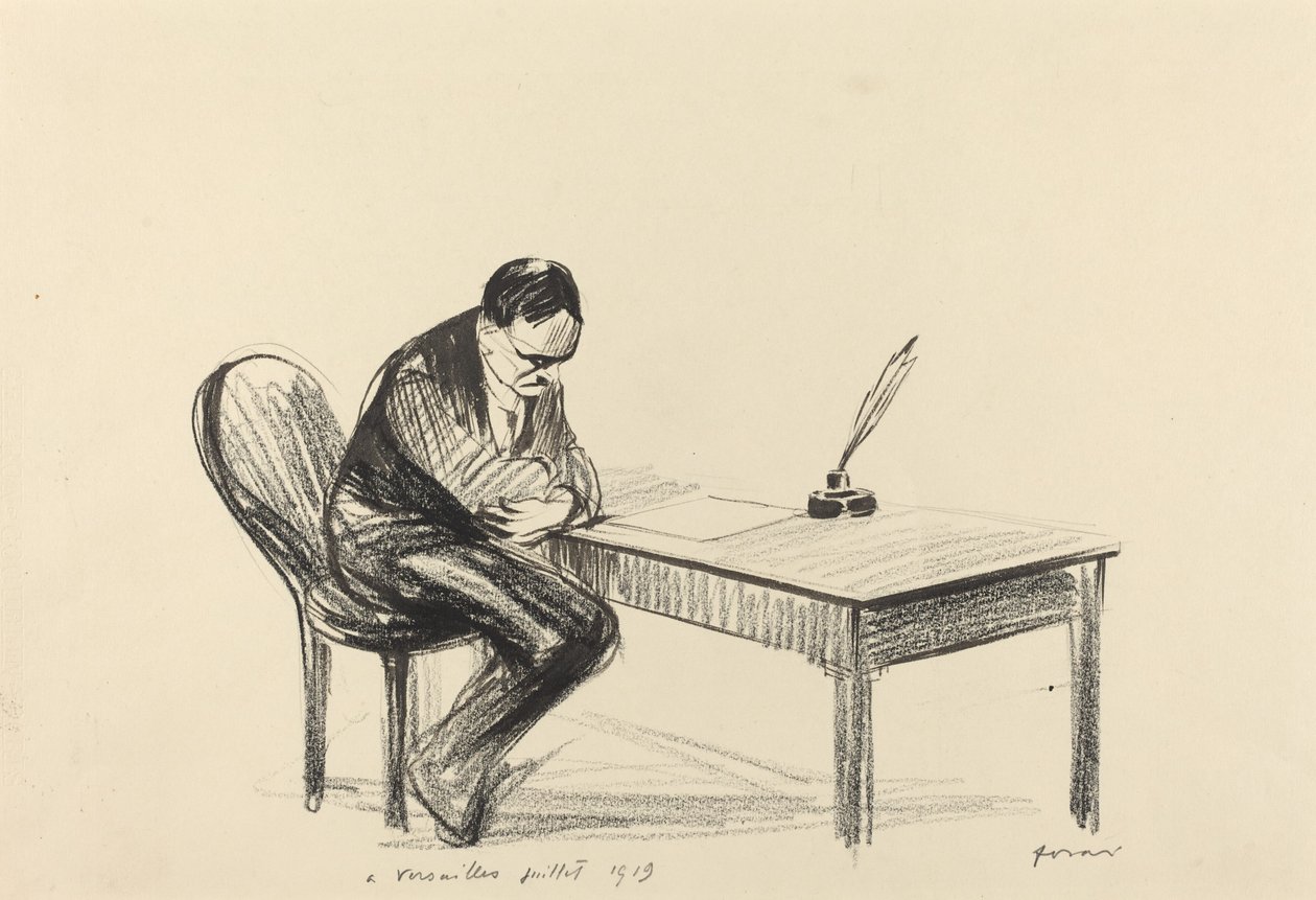 In Versailles Juli 1919 von Jean Louis Forain