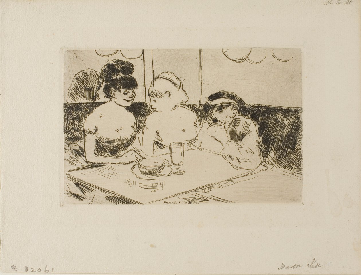 Bordell von Jean Louis Forain