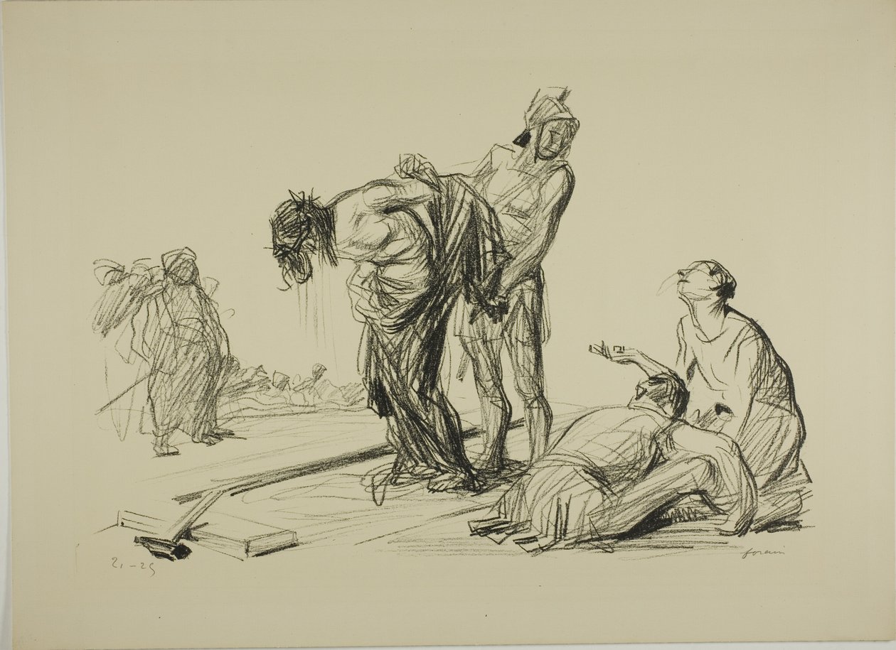 Christus wird seiner Kleider beraubt von Jean Louis Forain