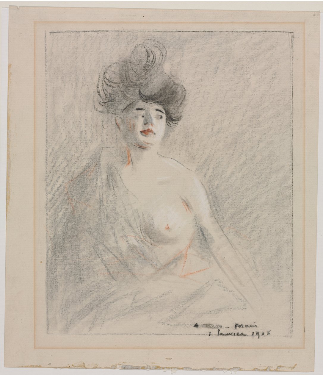 Kurtisane (recto) von Jean Louis Forain