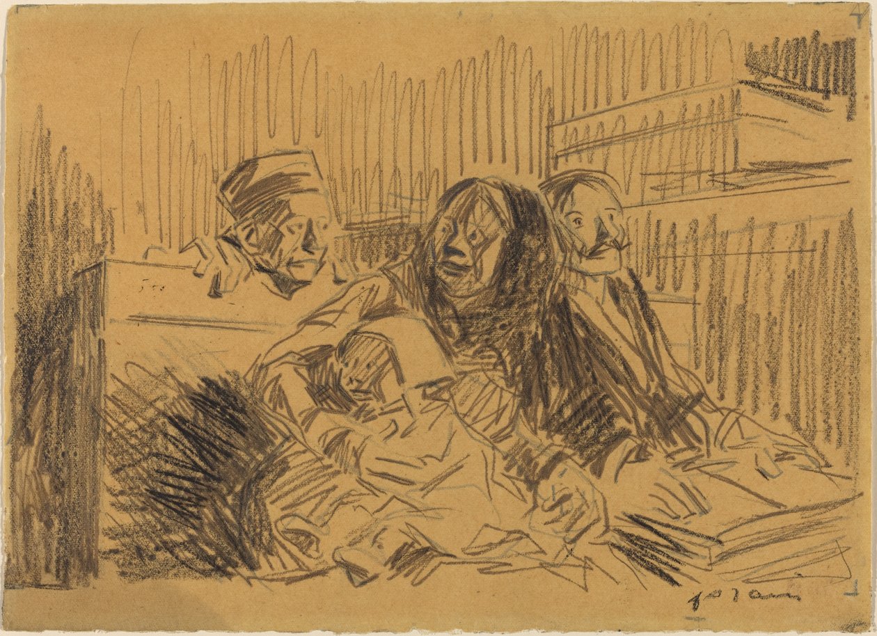 Verteidiger und Angeklagter von Jean Louis Forain