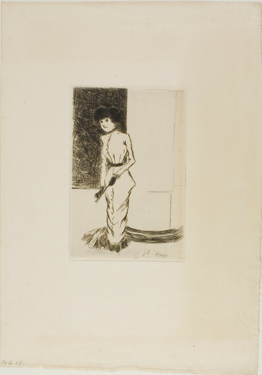 Frontispiz aus Croquis Parisiens von Jean Louis Forain