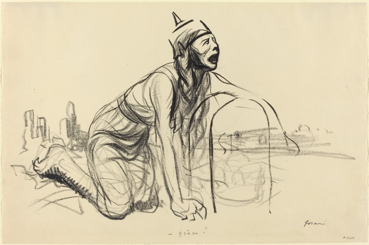 Gnade! von Jean Louis Forain