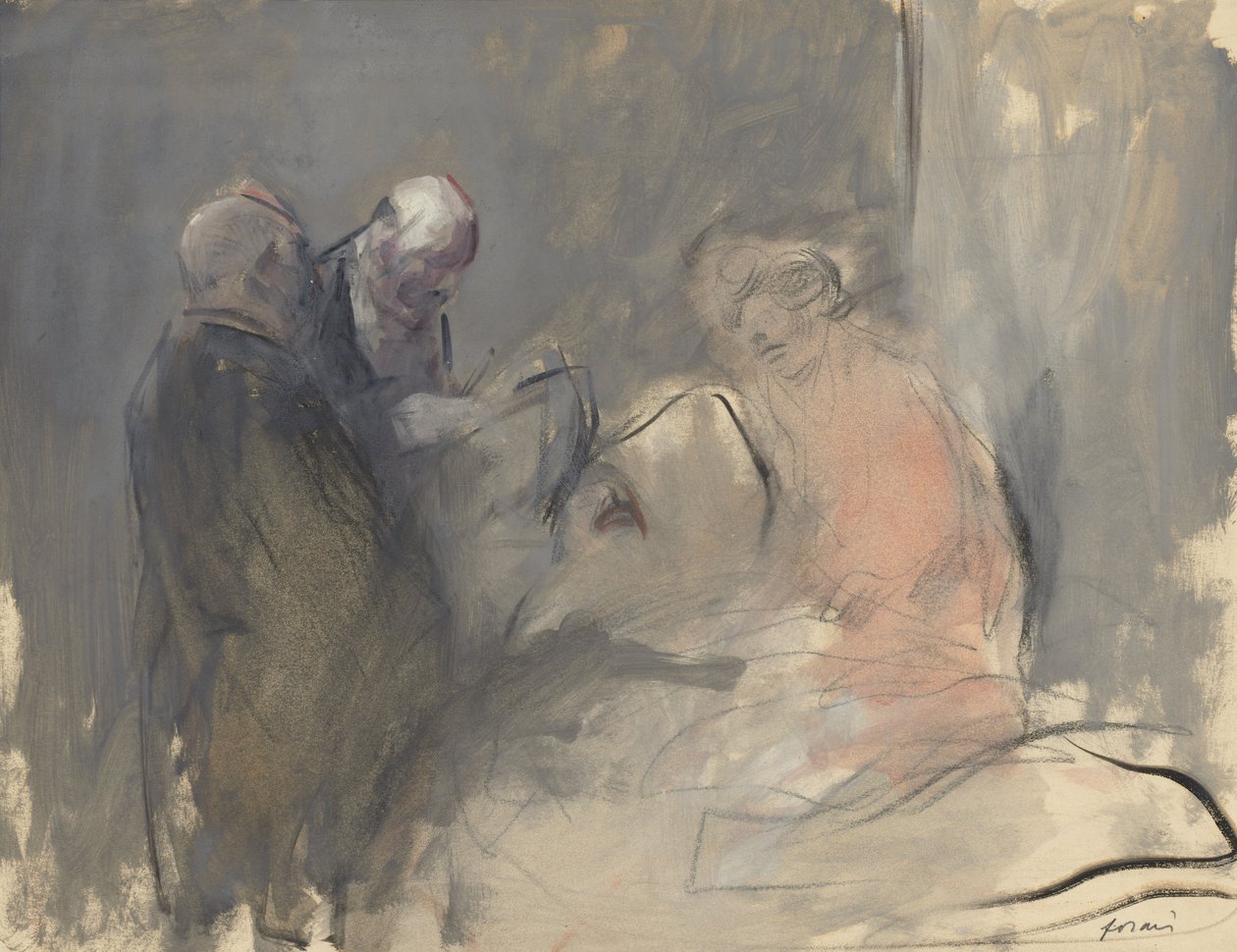 Im Krankenhaus (recto) von Jean Louis Forain