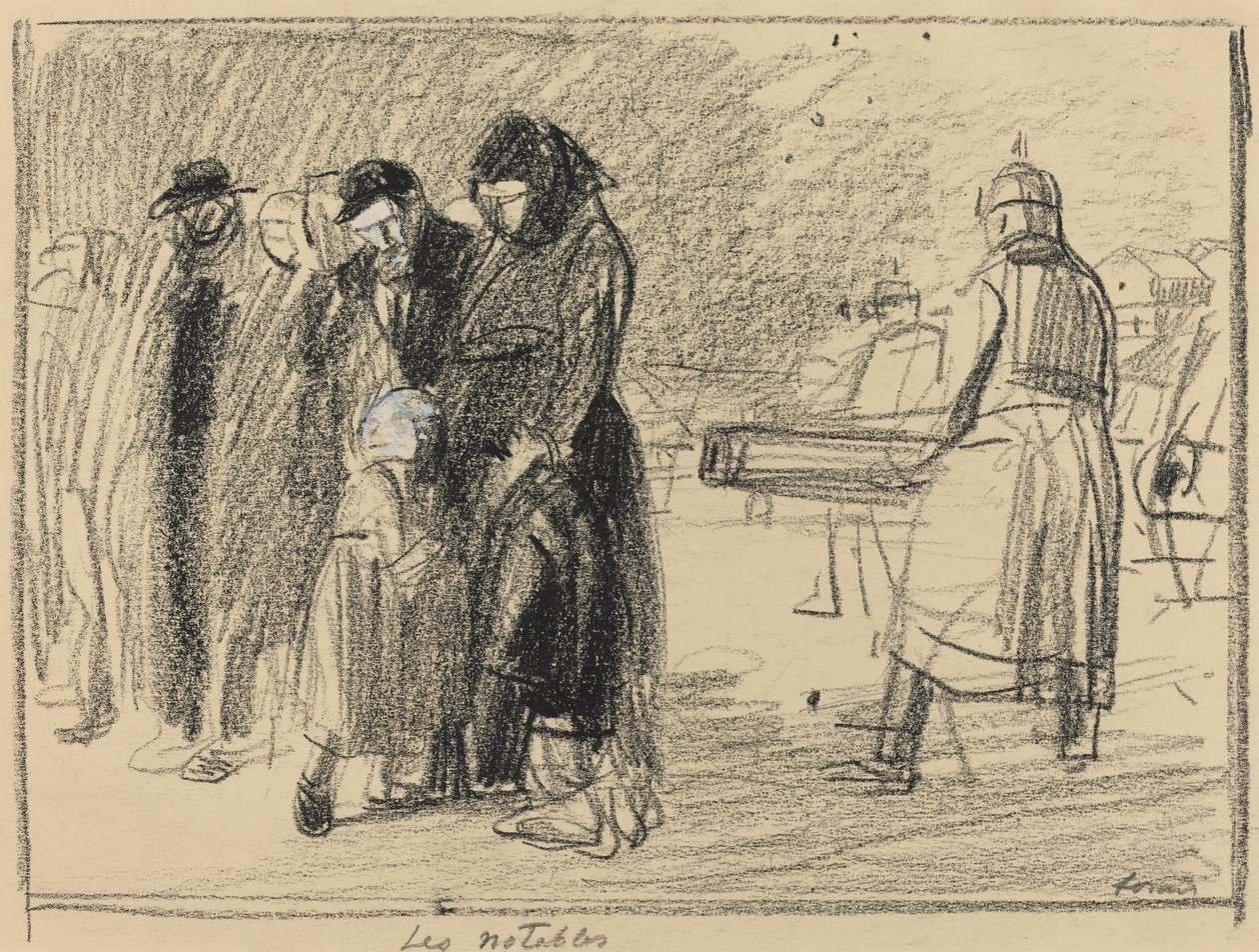 Die Notablen, ca. 1914-1919 von Jean Louis Forain