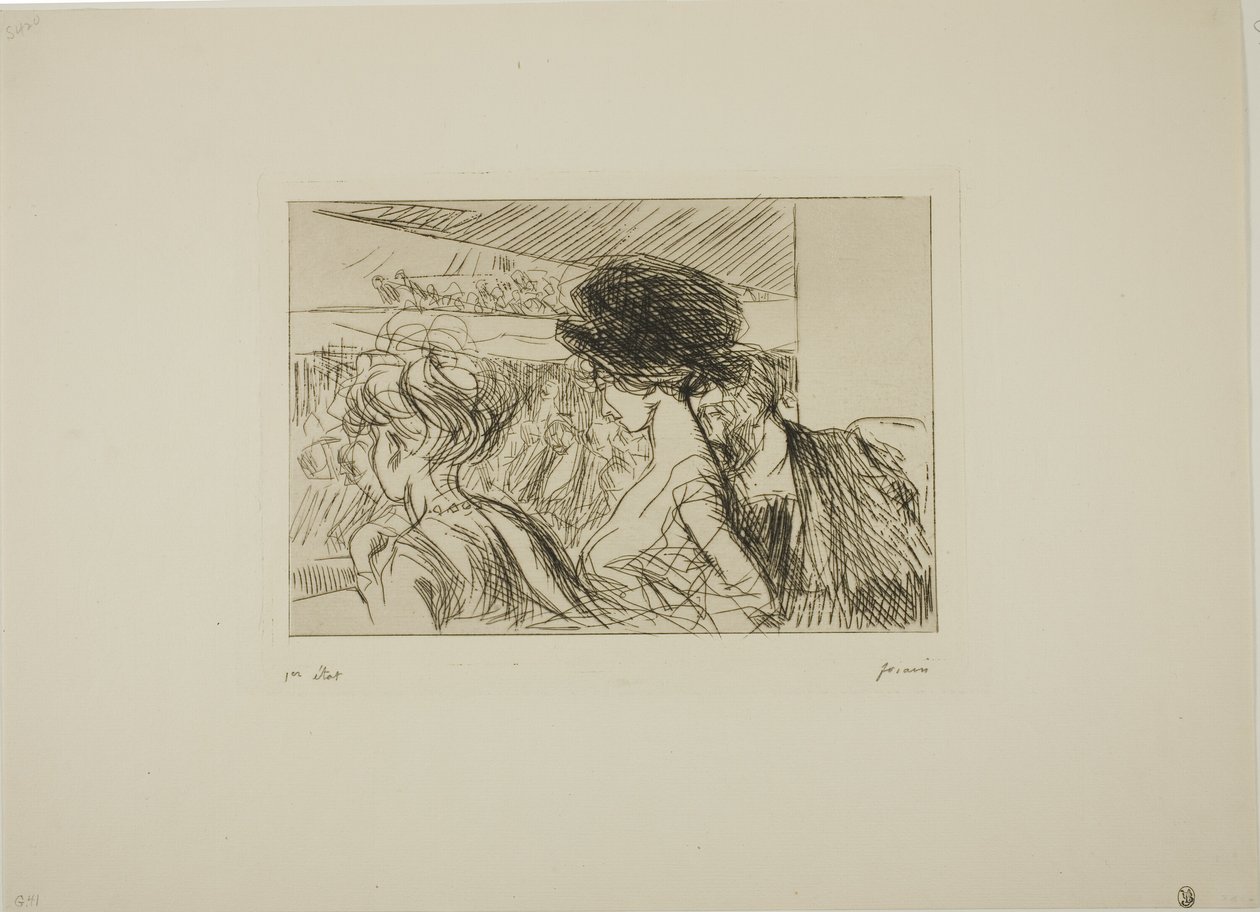 Untere Loge im Theater von Jean Louis Forain