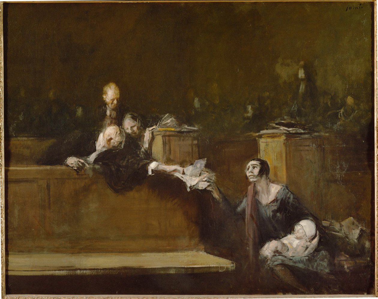 Gerichtsszene von Jean Louis Forain