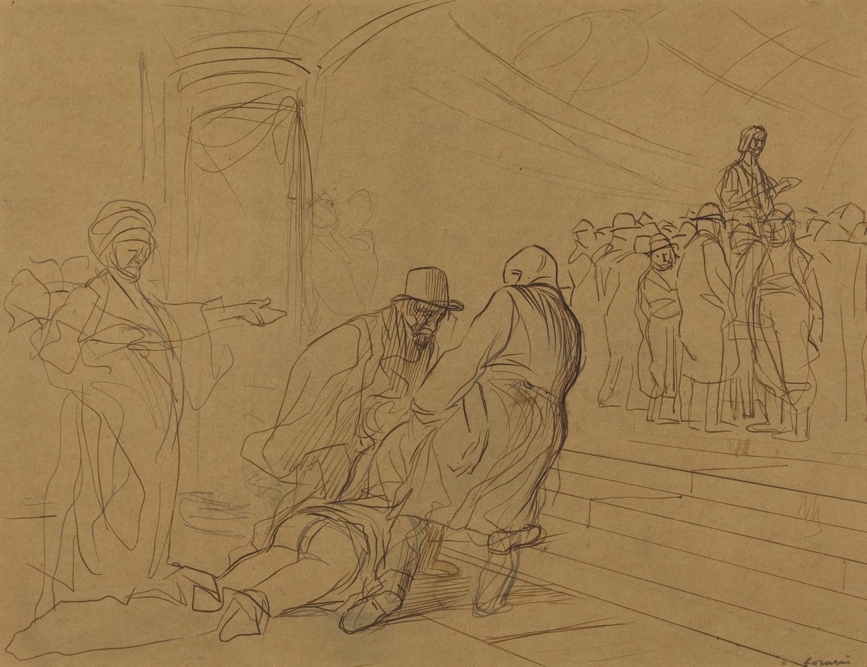 Die Ehebrecherin von Jean Louis Forain