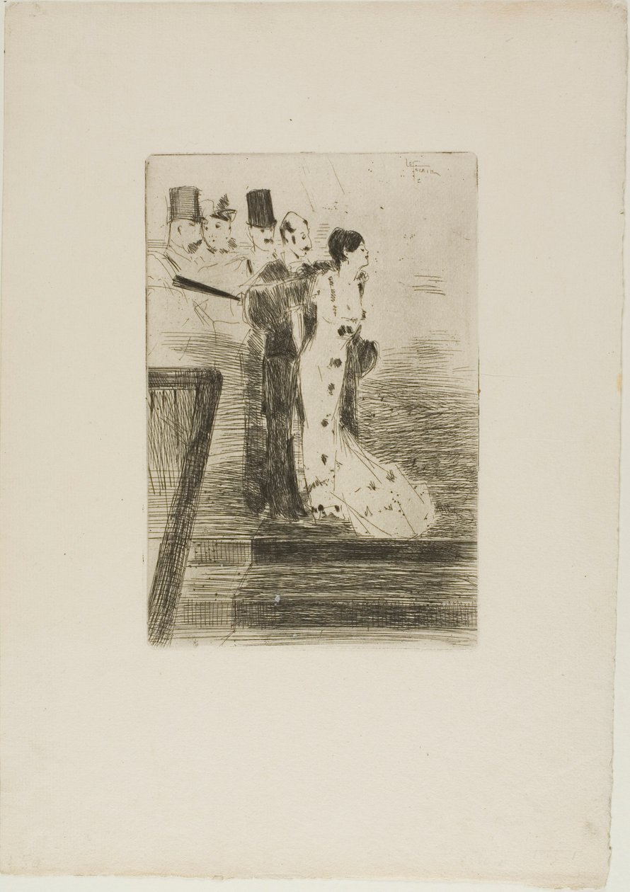 Die Abreise des Sterns von Jean Louis Forain