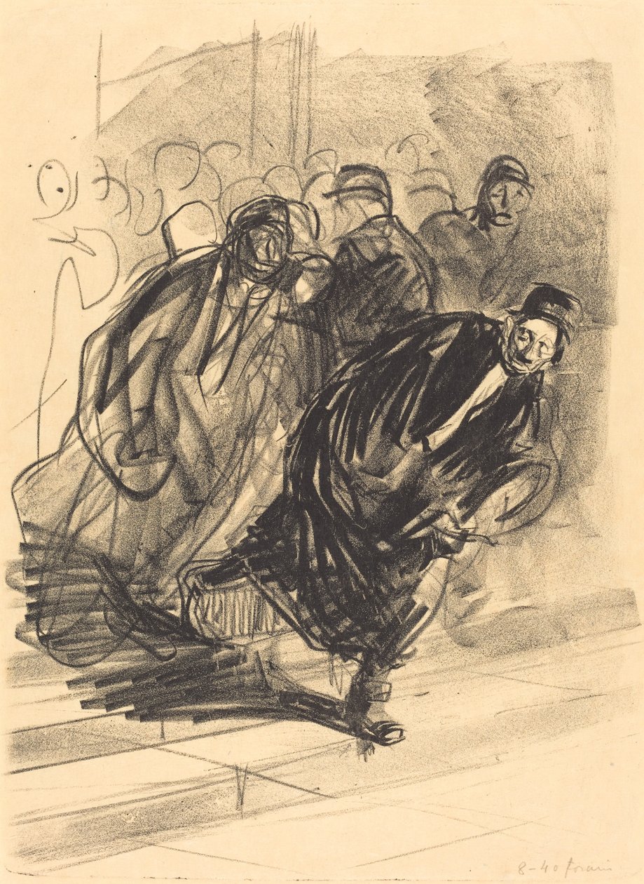 Der verfolgte Anwalt von Jean Louis Forain