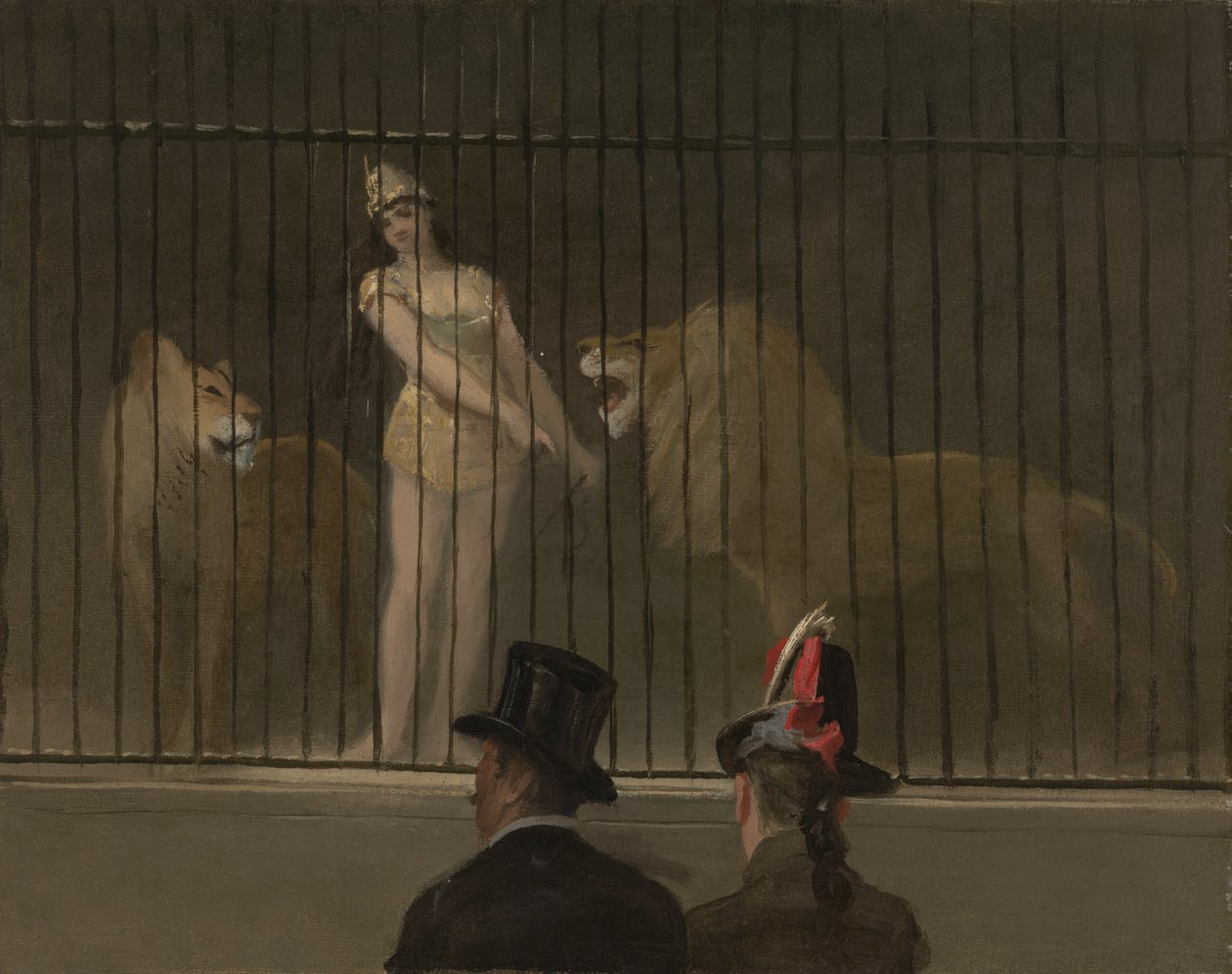 Der Löwenbändiger von Jean Louis Forain