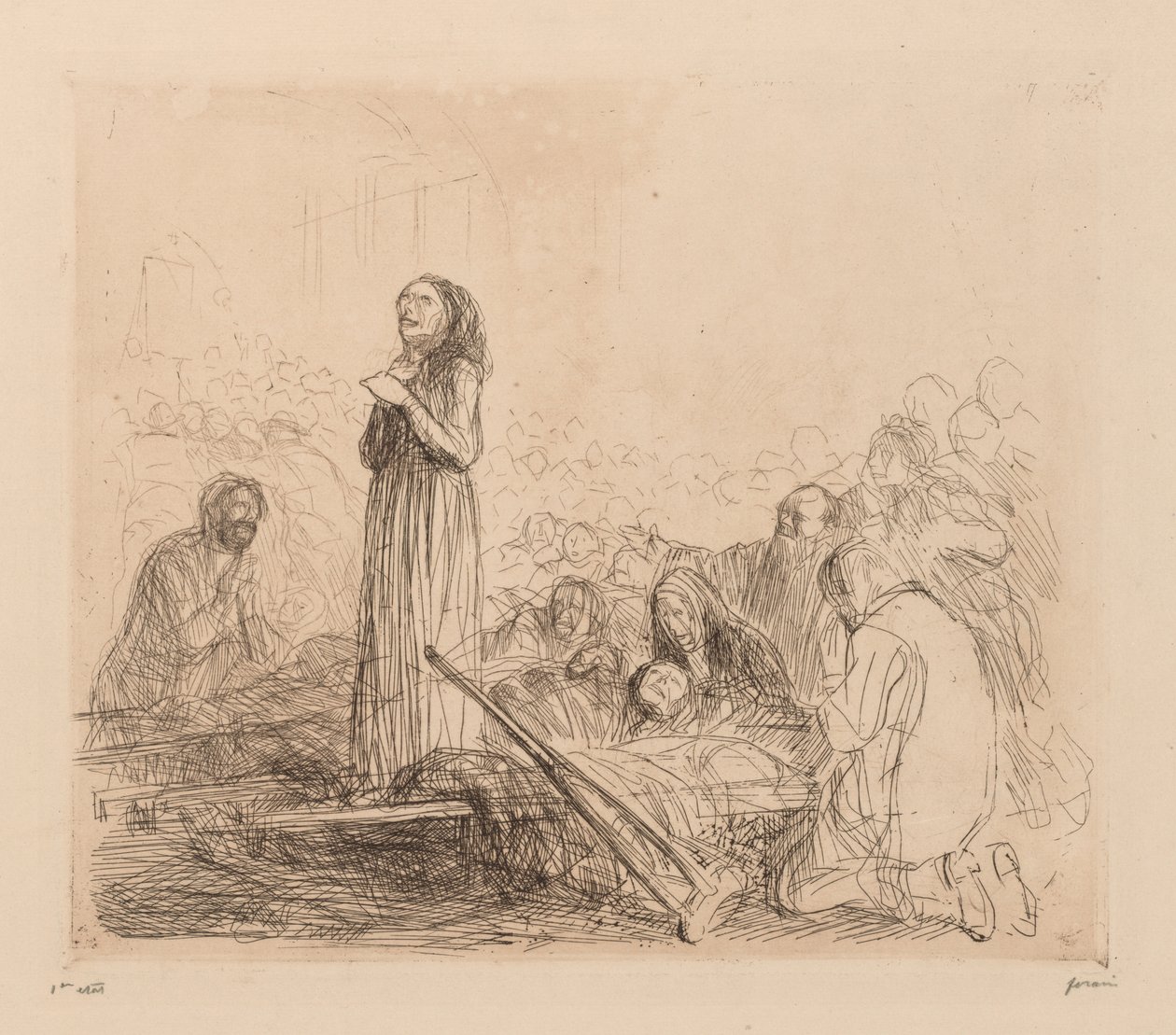 Das Wunder von Lourdes von Jean Louis Forain