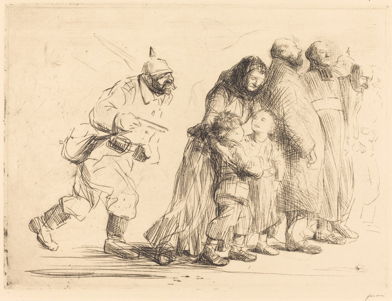Die Notablen (große Platte) von Jean Louis Forain