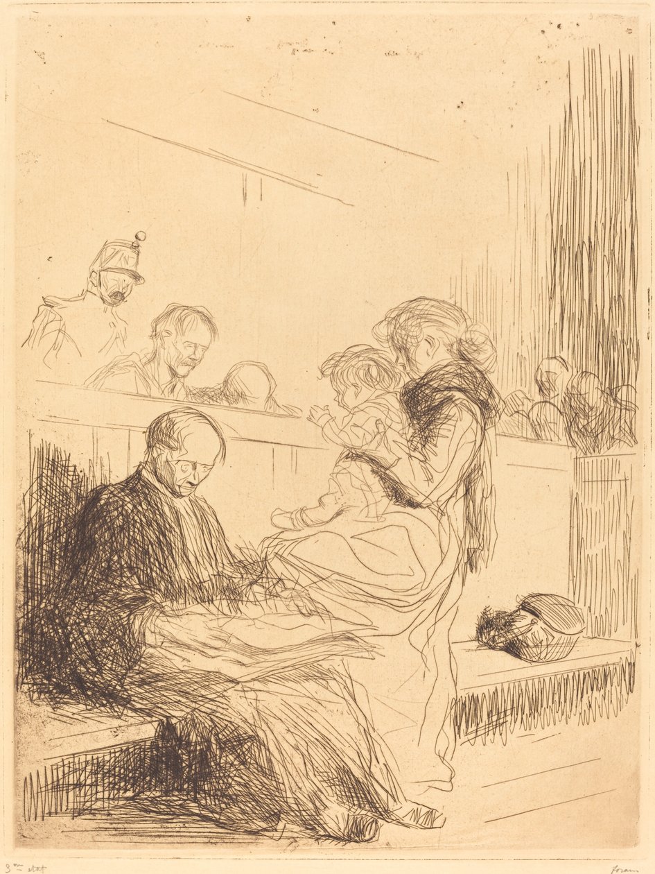Der Gefangene und das Kind von Jean Louis Forain