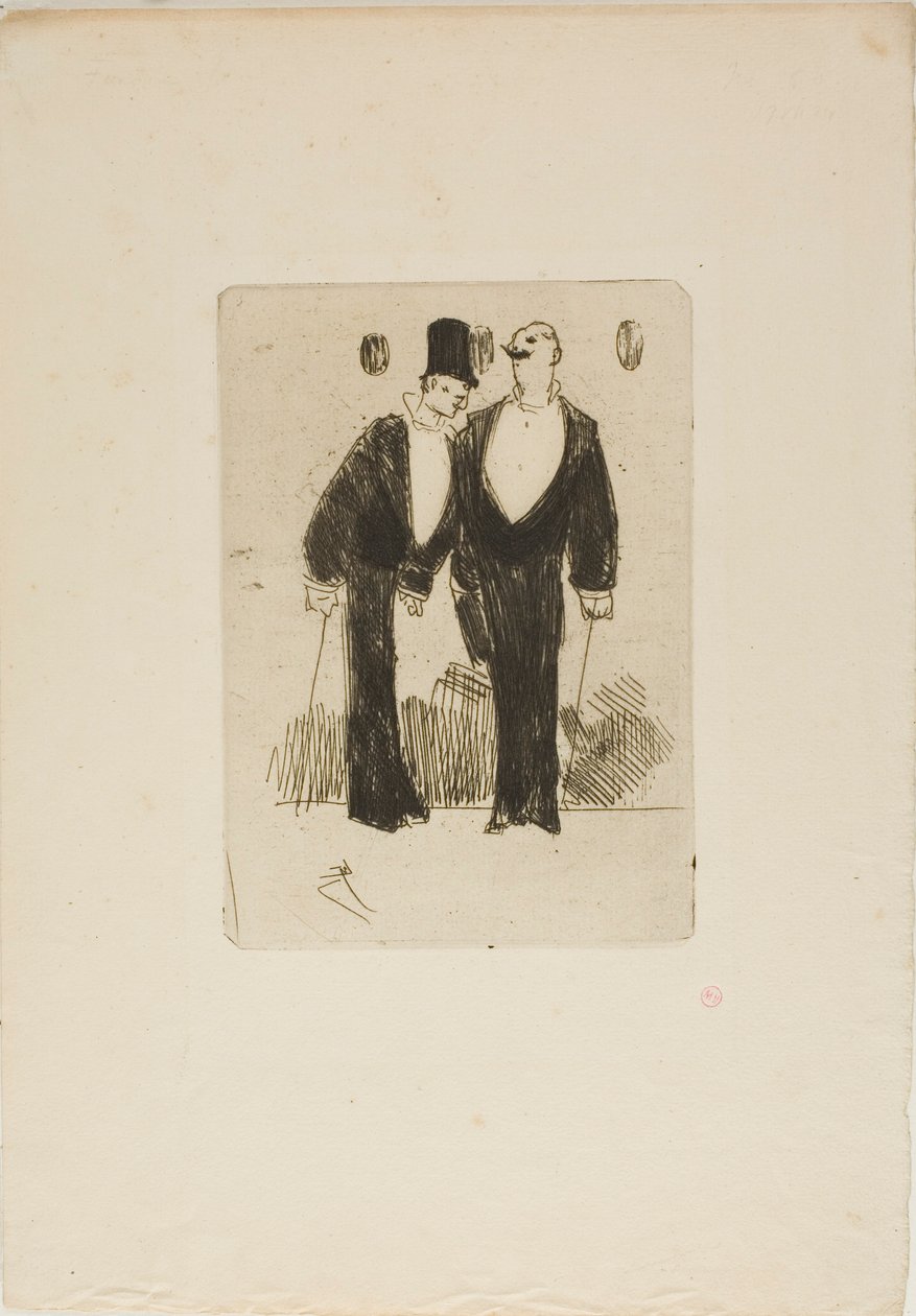 Die zwei Dandys von Jean Louis Forain