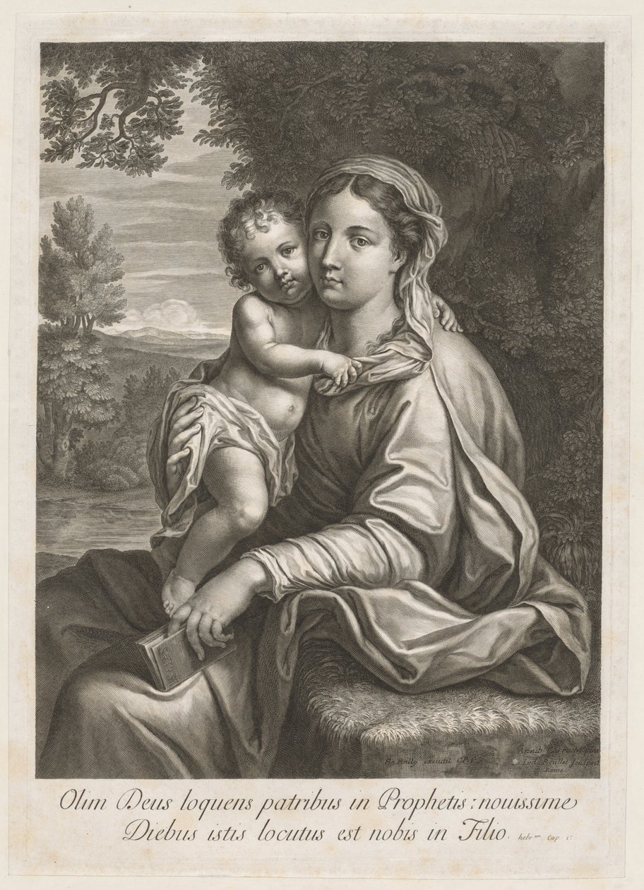 Madonna und Kind von Jean Louis Roullet
