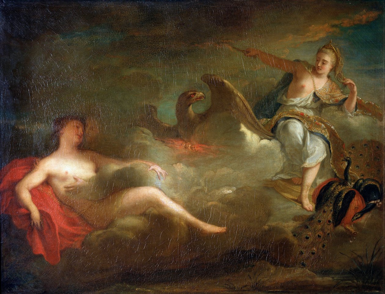 Jupiter, Juno und Io, 1710er Jahre von Jean Marc Nattier