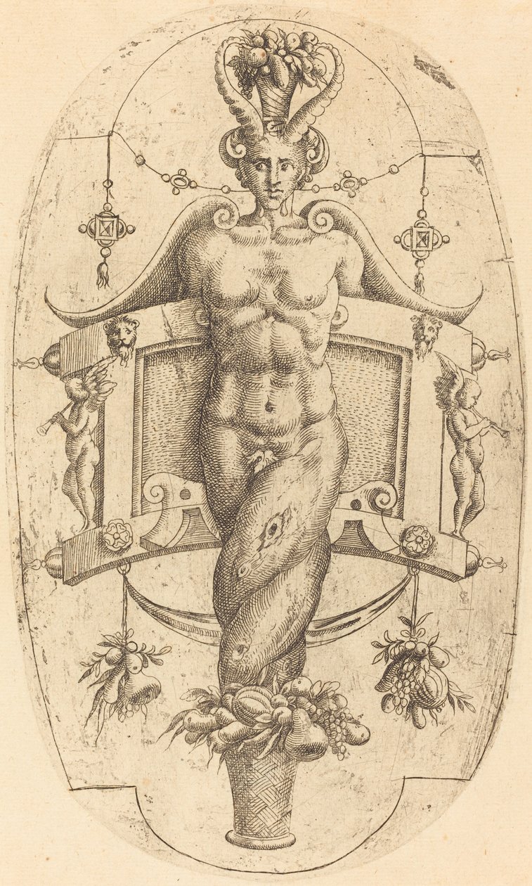 Gehörnter Genius von Jean Mignon