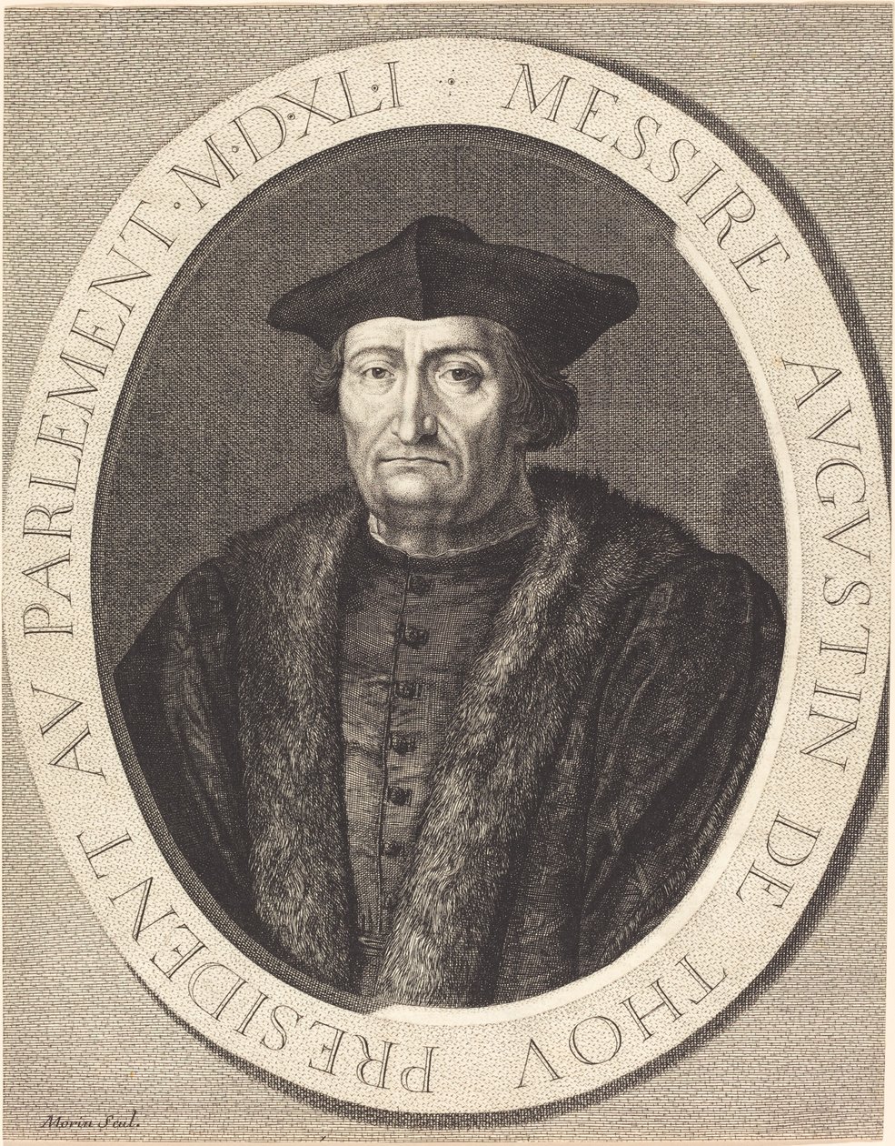 Augustin de Thou von Jean Morin