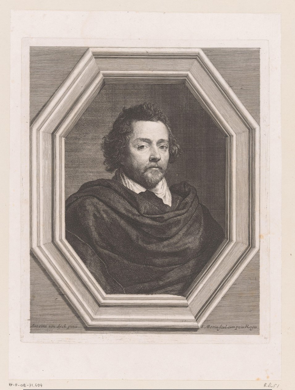 Porträt von Nicolas Chrystin von Jean Morin